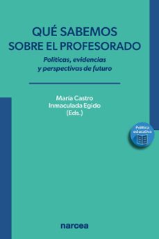 que sabemos sobre el profesorado-maria castro-inmaculada egido-9788427731424