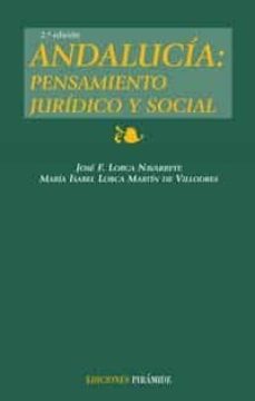 andalucia: pensamiento juridico y social (2ª ed.)-9788436817324