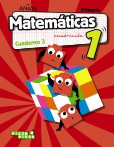 matematicas 1ª educacion primaria cuaderno 3 cuadricula serie pieza a pieza cast ed 2018-9788469837924