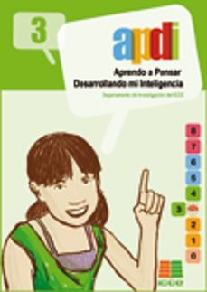 apdi 3: aprendo a pensar desarrollando mi inteligencia (3º educac ion primaria)-9788472781924