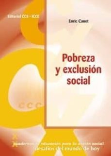 pobreza y exclusion social-enric canet-9788483164624