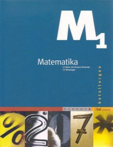 matematika 1 batx.-i.bai ed 2005  euskera-9788483258224