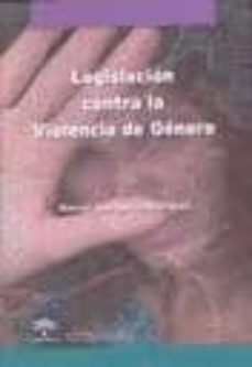 legislacion contra la violencia de genero-9788483334324