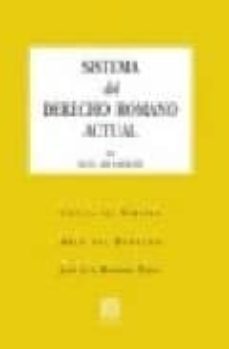 sistema del derecho romano actual-m.f.c. de savigny-9788484449324