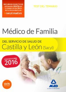 médico especialista en medicina familiar y comunitaria del servicio de salud de castilla y león (sacyl). test-9788490934524