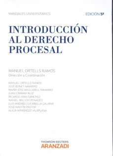 introduccion al derecho procesal 2015 (5ª ed.)-9788490983324
