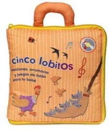 cinco lobitos (libro de tela + cd + 1 sonajero)-9788492882724