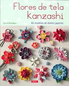 flores de tela kanzashi-sylvie blondeau-9788498744224