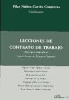 lecciones de contrato de trabajo (materiales adaptados al espacio europeo de educacion superior)-9788499827124