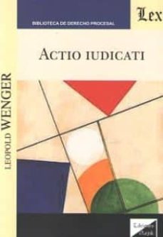 actio iudicati-leopold wenger-9789563921724
