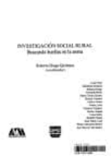 investigacion social rural buscando huellas en la arena-9789688568224