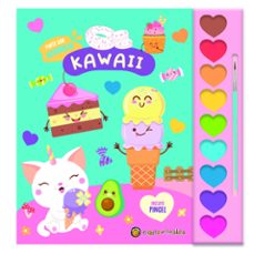 kawaii (9 acuarelas + 1 pincel)-9789878208824