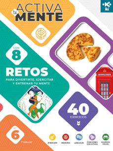 iki activa tu mente: retos 6. 8 retos con 40 ejercicios-9791387746124