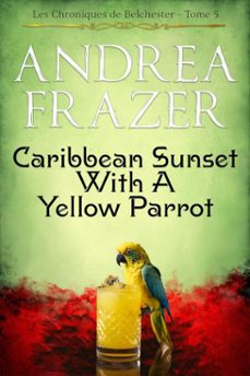 caribbean sunset with a yellow parrot (ebook)-andrea frazer-9798230117124