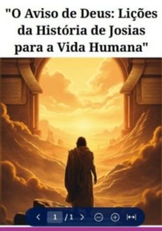 "o aviso de deus: liçes  da historia de josias  para a vida humana" (ebook)-domingos conceicao dos santos-3410007994634