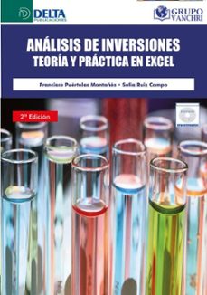 analisis de inversiones: teoria y practica en excel (ebook)-francisco puertolas montañes-4099995620634