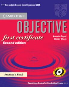 objective first certificate student s book (zona portugal)-9780521700634