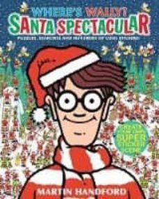 where s wally? santa spectacular sticker book-martin handford-9781406378634