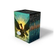 percy jackson and the olympians 5 book paperback boxed set (new covers w/poster)-rick riordan-9781484707234