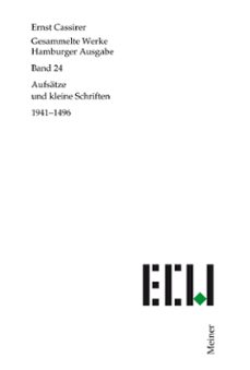 aufsatze und kleine schriften 19411945 (ebook)-ernst cassirer-9783787344734