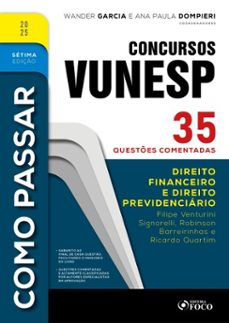 como passar em concursos vunesp - 7ª ed -2025 (ebook)-filipe venturini signorelli-robinson barreirinhas-ricardo quartim-9786561207034
