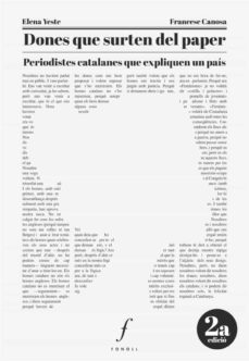 dones que surten del paper. periodistes catalanes que expliquen un pais (ebook)-elena yeste-francesc canosa-9788412265934