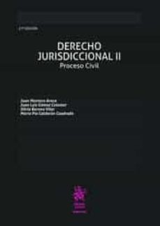 derecho jurisdiccional ii proceso civil (27ª ed.) 2019-9788413139234
