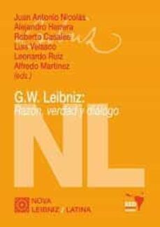 g.w. leibniz: razon, verdad y dialogo-9788413695334