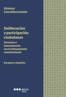 deliberación y participación ciudadana-enriqueta exposito gomez-9788413813134