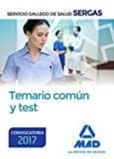 servicio gallego de salud: temario comun y test-9788414203934