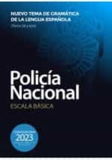 nuevo tema de gramática de la lengua española de la policía nacional (tema 36 y test)-9788414264034