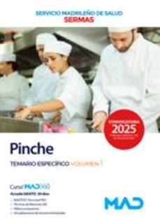 pinche del servicio madrileño de salud (sermas). temario especifi co volumen 1-9788414299234