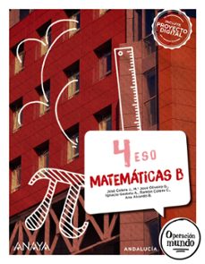 matematicas b 4º eso (operacion mundo) (andalucia)-9788414302934