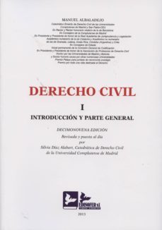 derecho civil, i     (2ªed.)-manuel albaladejo-9788415276234