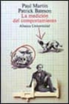 la medicion del comportamiento-paul martin-patrick bateson-9788420626734