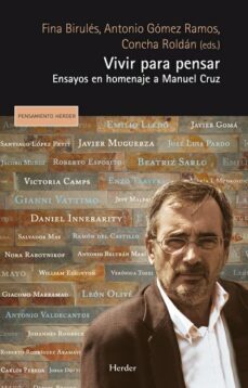 vivir para pensar (ebook)-9788425431234