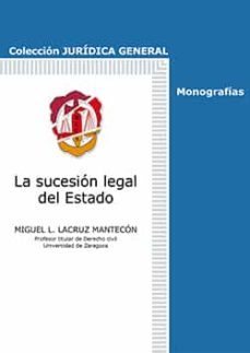 la sucesion legal del estado-9788429019834
