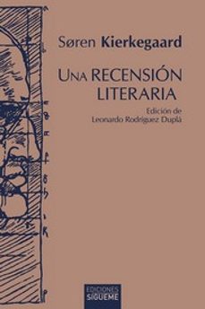 una recension literaria-soren kierkegaard-9788430121434