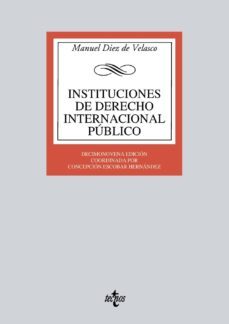 instituciones de derecho internacional publico 19ª edicion-manuel diez de velasco-9788430963034