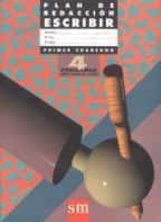plan de redaccion escribir: cuaderno 3 (4º educacion primaria)-9788434839434