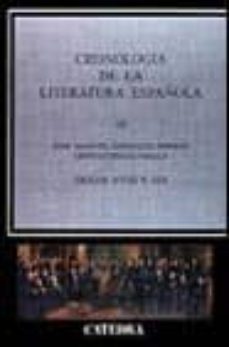 cronologia de la literatura española iii siglo xviii y xix-9788437611334