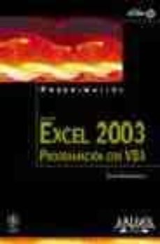 microsoft excel 2003 programacion con vba (incluye cd)-john walkenbach-9788441517134