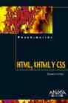 html, xhtml y css (programacion)-9788441521834