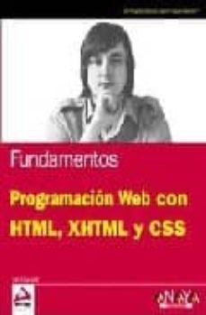 fundamentos programacion web con html, xhtml y css-9788441524934