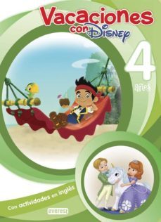 vacaciones con disney 4 años con actividades en ingles-9788444150734