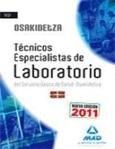 tecnicos especialistas de laboratorio del servicio vasco de salud /osakidetza. test-9788467671834