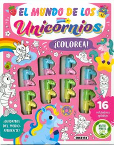 el mundo de los unicornios (colorea)-9788467790634