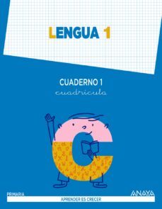 cuaderno lengua 1 1º.primaria cuadricula (aprender crecer)-9788467845334