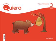 proyecto quiero 3 años 3º trimestre fichas de trabajo ed 2018 castellano-9788468043234