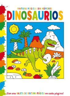 pintura magica con numeros: dinosaurios-9788468350134